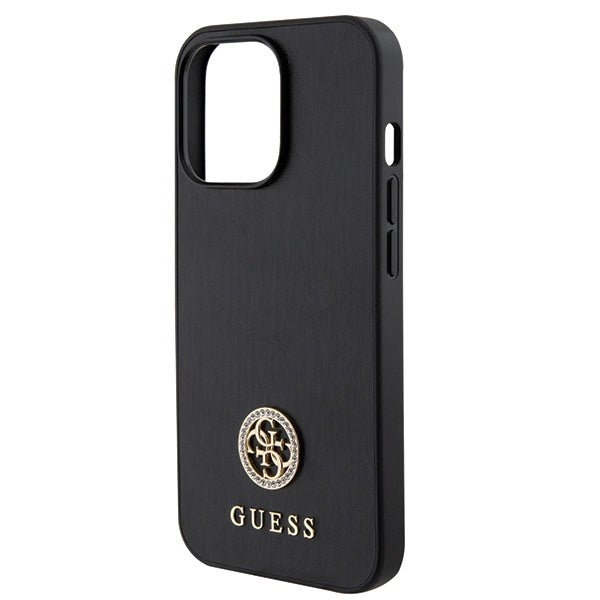 Guess GUHCP13XPS4DGPK iPhone 13 Pro Max 6.7" black/black hardcase Strass Metal Logo