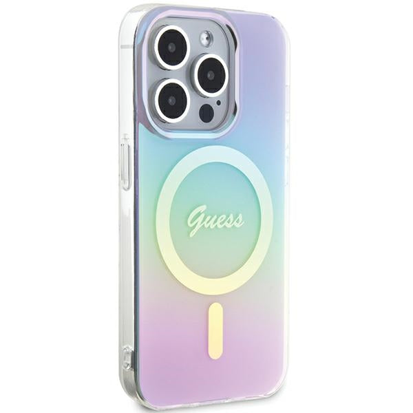 Guess GUHMP15LHITSU iPhone 15 Pro 6.1" purple/purple hardcase IML Iridescent MagSafe