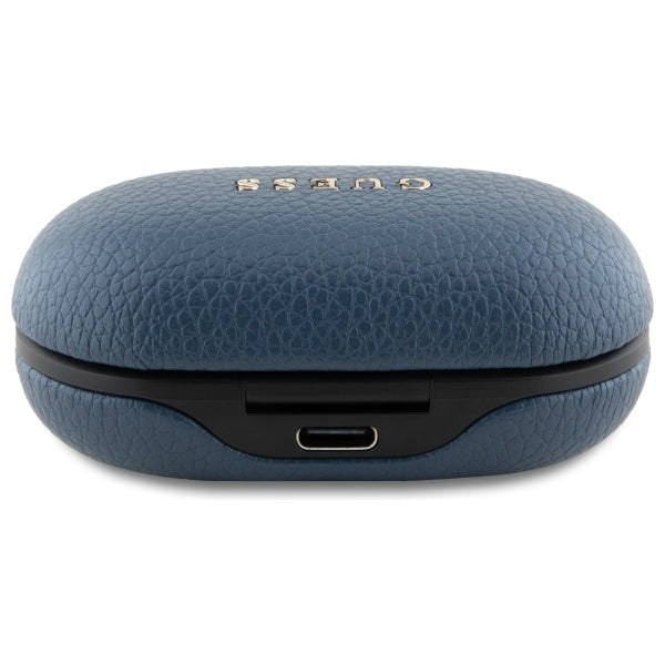 Guess Bluetooth headphones GUTWSPGTSPSB TWS + docking station blue/blue Grained Classic Logo