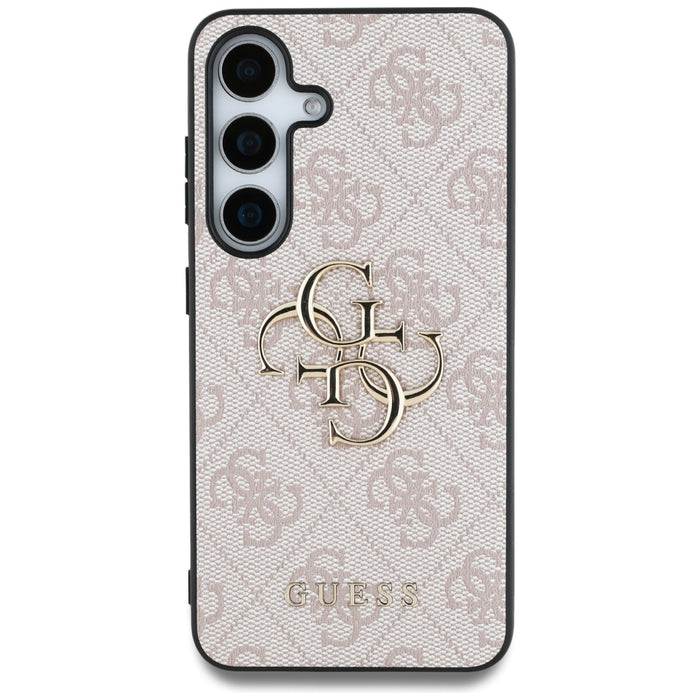 Guess Big 4G Logo Classic Logo Case for Samsung Galaxy S25 Pink