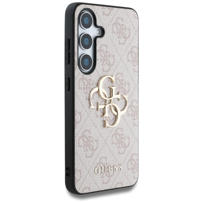 Guess Big 4G Logo Classic Logo Case for Samsung Galaxy S25 Pink