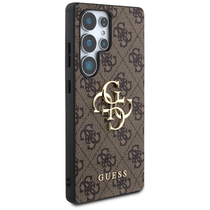 Guess Big 4G Logo Classic Logo Case for Samsung Galaxy S25 Ultra Brown