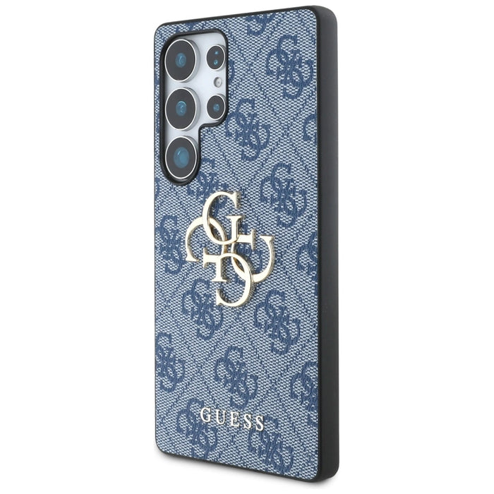 Guess Big 4G Logo Classic Logo case for Samsung Galaxy S25 Ultra blue