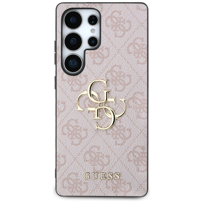 Guess Big 4G Logo Classic Logo Case for Samsung Galaxy S25 Ultra Pink