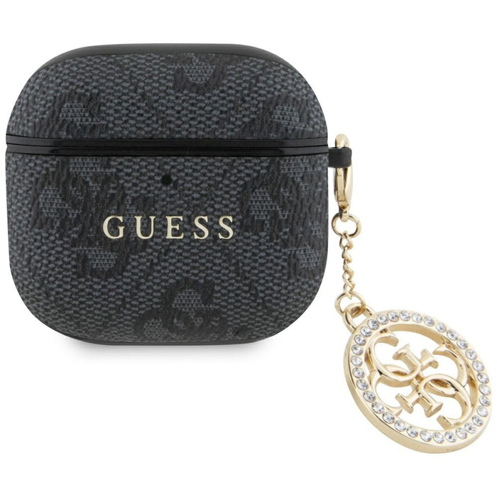 Guess 4G Strass Charm Case for AirPods 4 - Black
