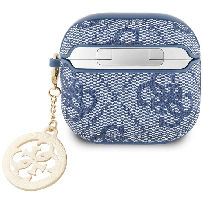 Guess 4G Strass Charm Case for AirPods 4 - Blue
