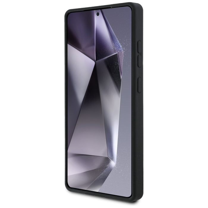 Guess Silicone Big 4G Logo Bottom Script case for Samsung Galaxy S25 Ultra - black