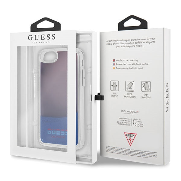 Guess California Glow in the dark case for iPhone 7 / 8 / SE 2020 - red