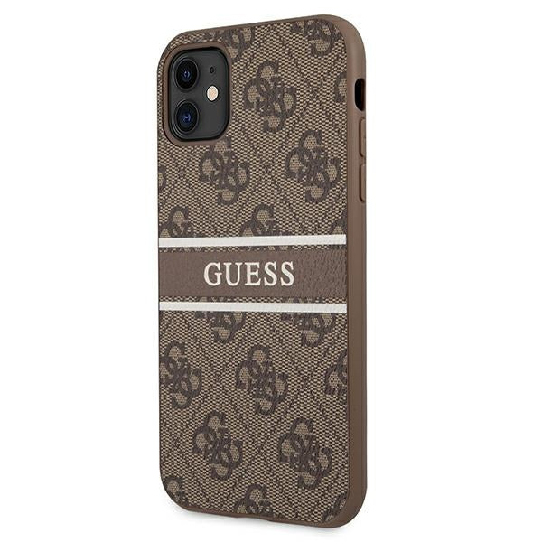 Guess 4G Stripe case for iPhone 11 / Xr 6.1" - brown