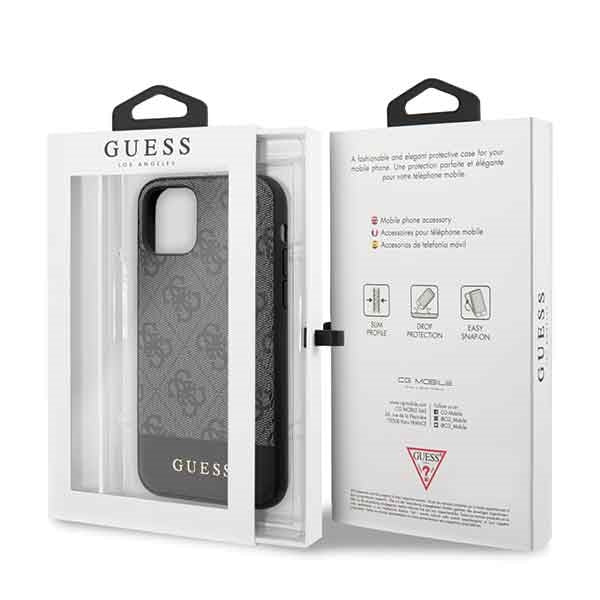 Guess 4G Stripe Collection case for iPhone 11 6.1" / Xr - gray