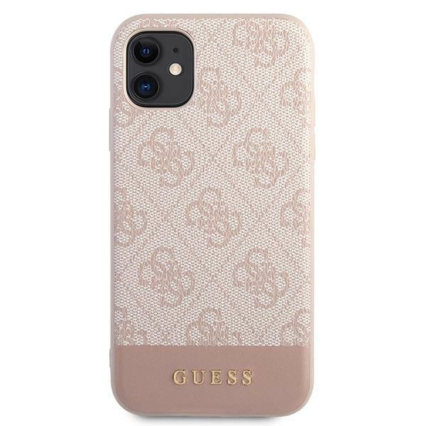 Guess 4G Stripe Collection Case for iPhone 11 / Xr 6.1" - Pink