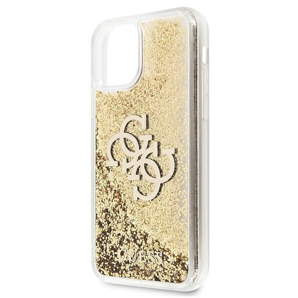 Guess 4G Big Liquid Glitter case for iPhone 11 6.1" / Xr - gold