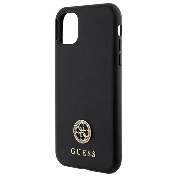 Guess Strass Metal Logo iPhone 11 / Xr 6.1" Case - Black