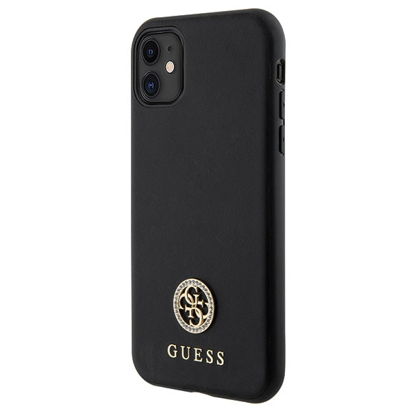 Guess Strass Metal Logo iPhone 11 / Xr 6.1" Case - Black