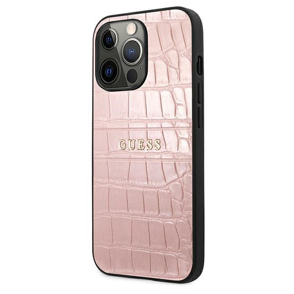 Guess Croco Strap Collection iPhone 13 Pro / 13 6.1" Case - Pink