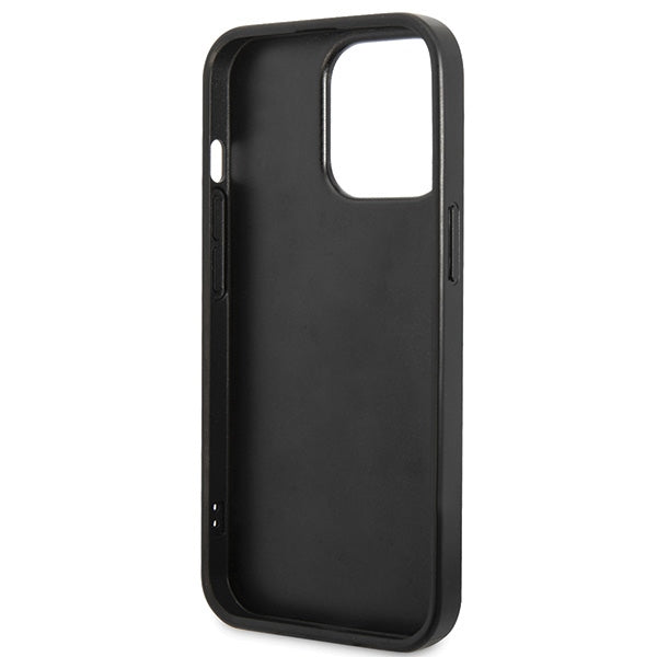 Guess Strass Metal Logo iPhone 13 Pro 6.1" Case - Black