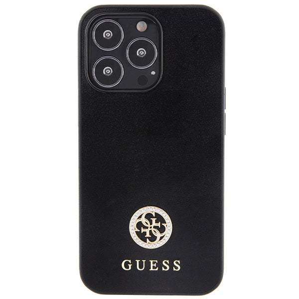 Guess Strass Metal Logo iPhone 13 Pro 6.1" Case - Black