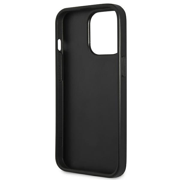 Guess Saffiano 4G Small Metal Logo case for iPhone 13 Pro / 13 6.1" - black