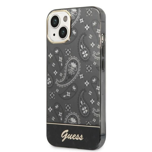Guess Bandana Paisley Case for iPhone 14 / 15 / 13 6.1&quot; - Black