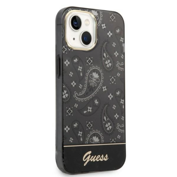 Guess Bandana Paisley Case for iPhone 14 / 15 / 13 6.1&quot; - Black