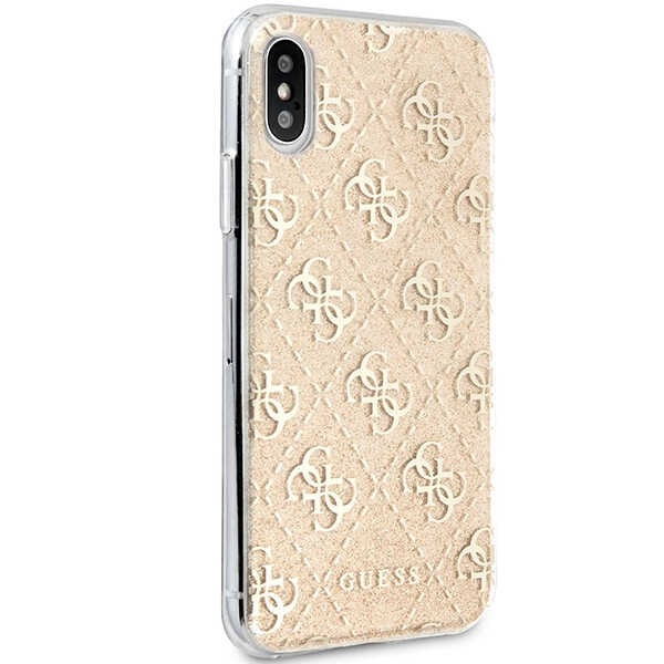 Guess 4G Glitter iPhone X/Xs Case - Gold