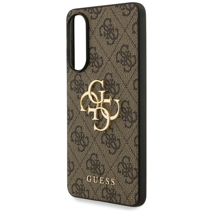 Guess Big 4G Logo Classic Logo Case for Samsung Galaxy S25 Edge - Brown