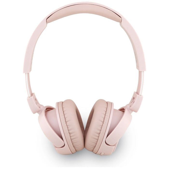 Guess Metal Logo Script Over-Ear Headphones - Pink