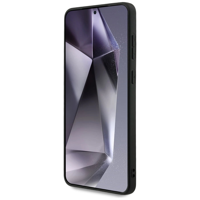 Guess 4G Ring Classic Logo MagSafe Case for Samsung Galaxy S25 Edge - Black