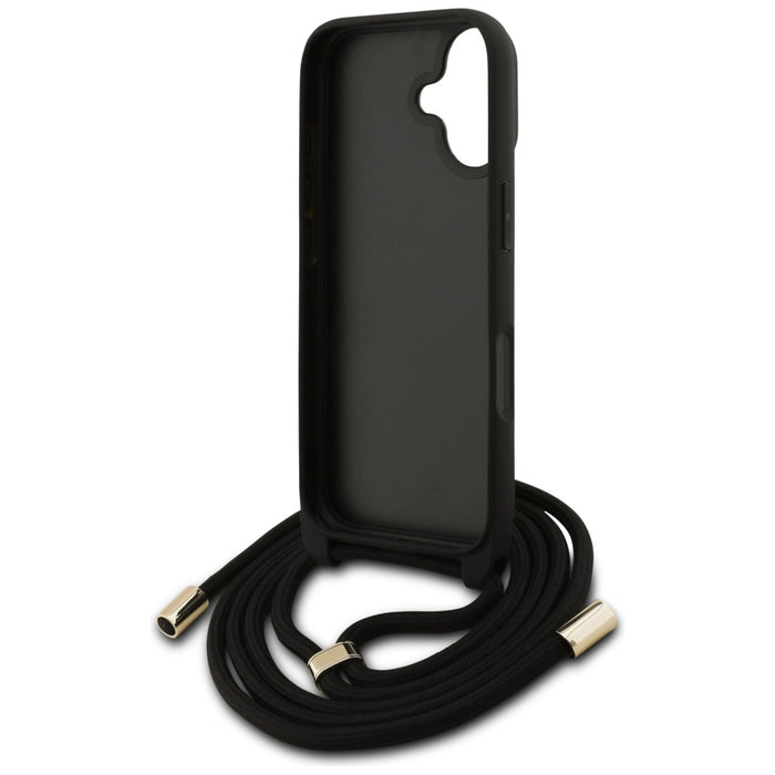 Guess 4G Big Logo Cord Stap Crossbody Case for iPhone 17 - Brown