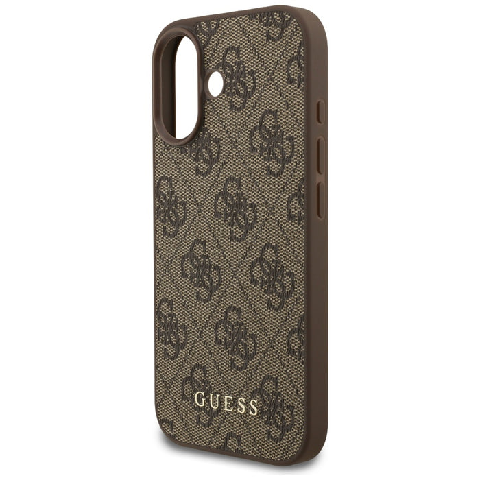 Guess 4G Classic Case for iPhone 17 - Brown