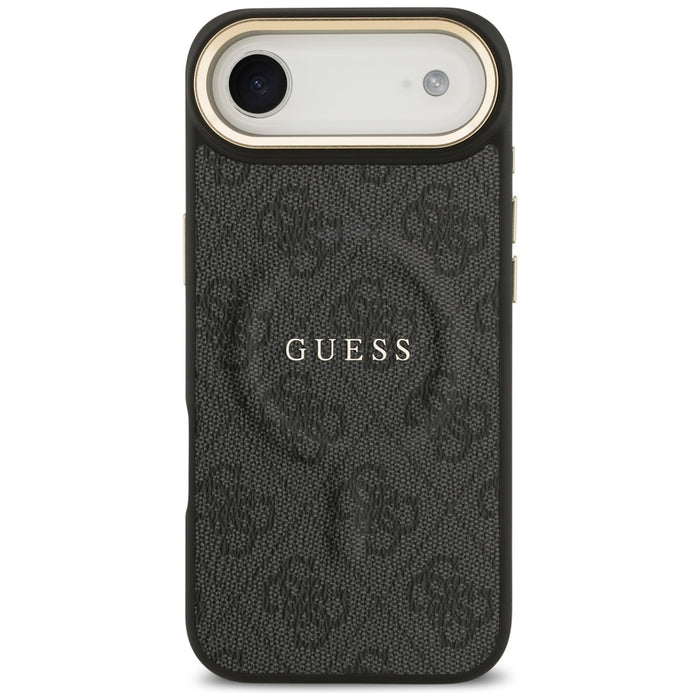 Guess 4G PU Classic Logo MagSafe case for iPhone 17 Air - black
