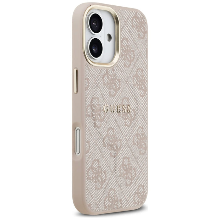 Guess 4G PU Classic Logo MagSafe Case for iPhone 17 - Pink