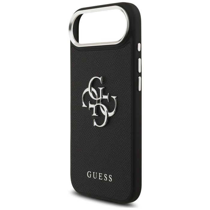Guess Grained Big 4G Classic Logo case for iPhone 17 Air - black