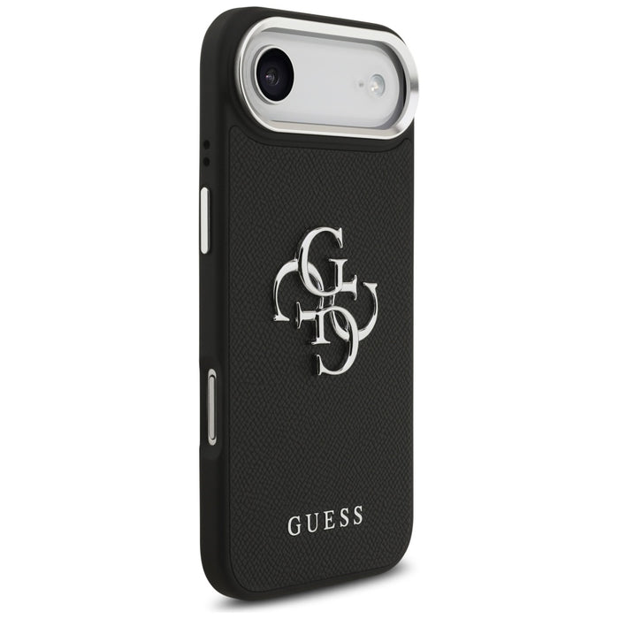 Guess Grained Big 4G Classic Logo case for iPhone 17 Air - black
