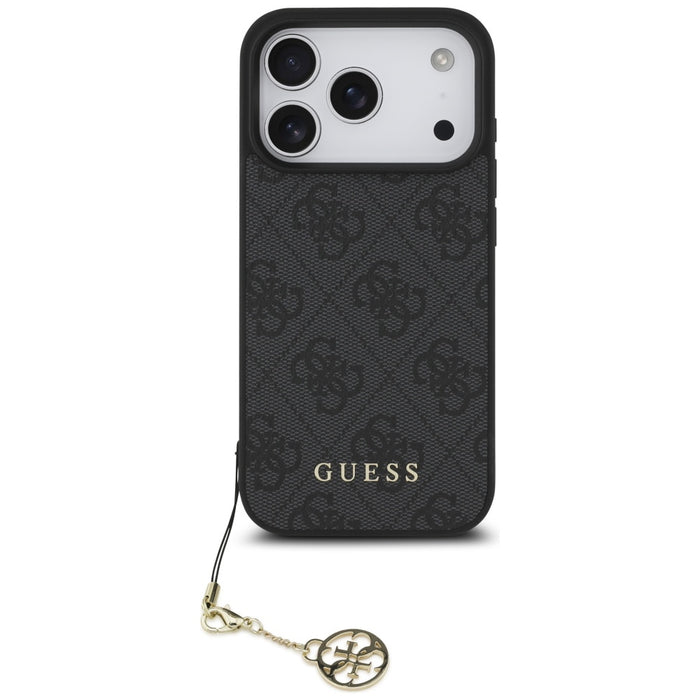 Guess 4G Charms Collection MagSafe case for iPhone 17 Pro - black