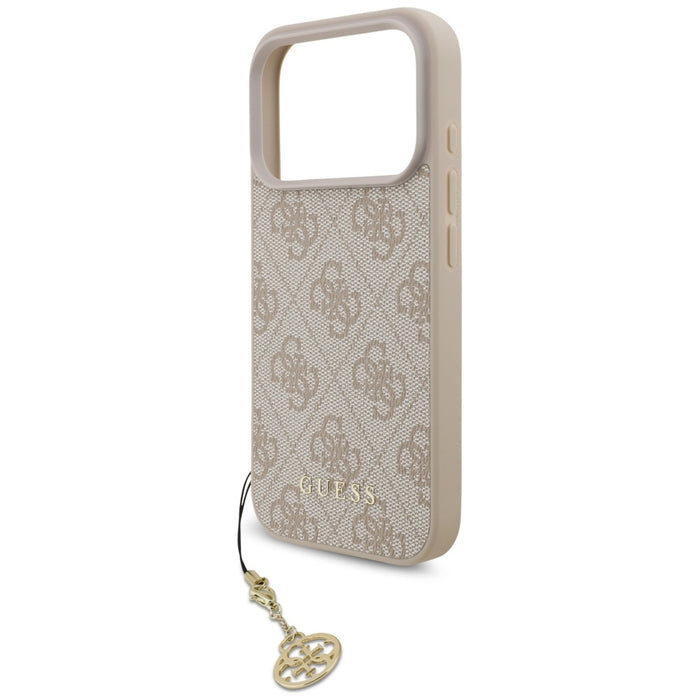 Guess 4G Charms Collection MagSafe Case for iPhone 17 Pro - Pink