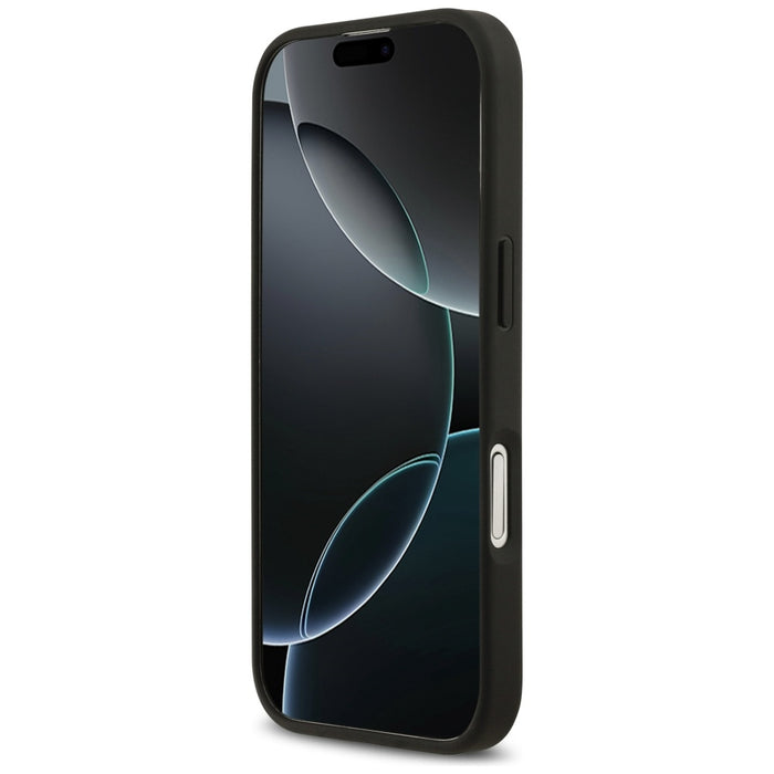 Guess 4G Circle Classic Logo MagSafe case for iPhone 17 - black