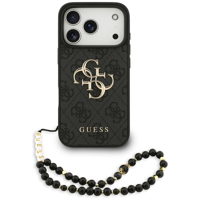 Guess 4G Strap 4G Classic Logo Case for iPhone 17 Pro - Black