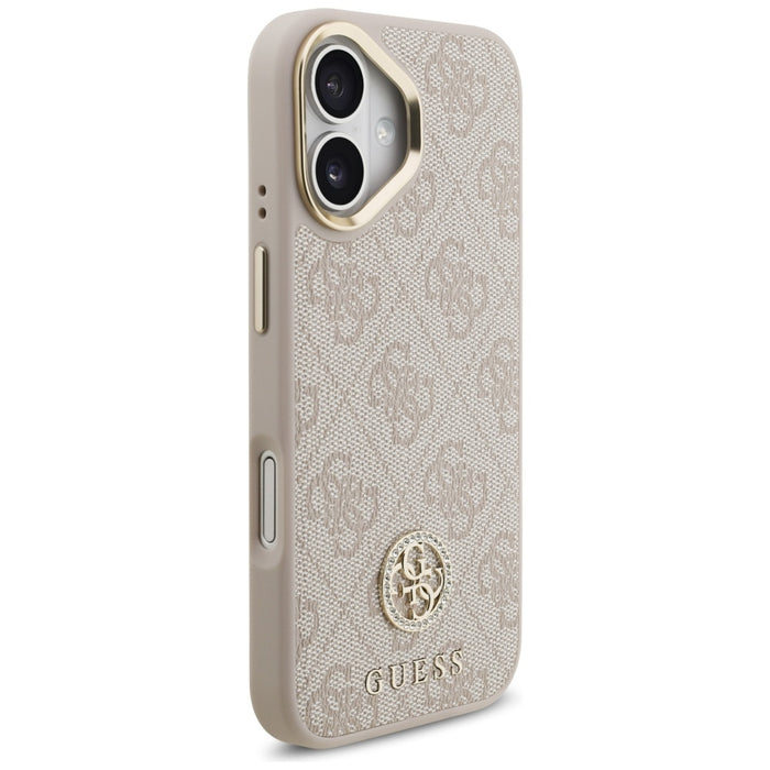 Guess 4G Strass Logo MagSafe Case for iPhone 17 - Pink
