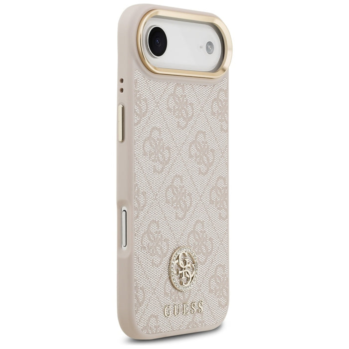 Guess 4G Strass Logo MagSafe Case for iPhone Air - Pink