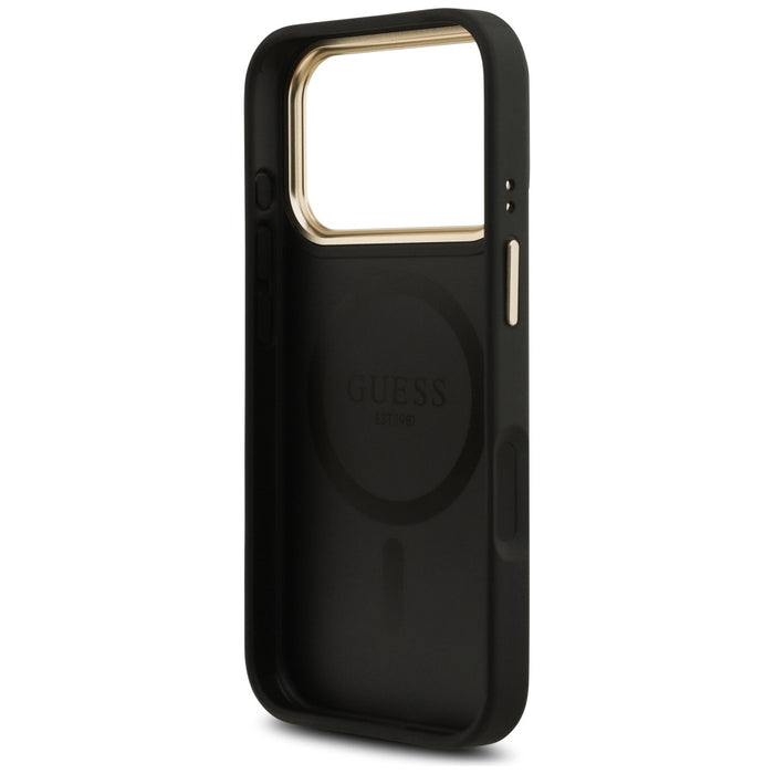 Guess 4G Stripe MagSafe case for iPhone 17 Pro - black
