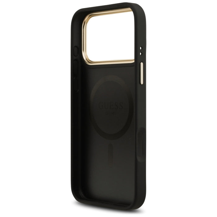 Guess 4G Stripe MagSafe case for iPhone 17 Pro Max - black