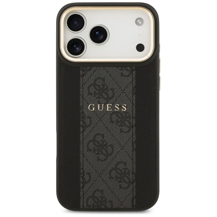 Guess 4G Stripe MagSafe case for iPhone 17 Pro Max - black