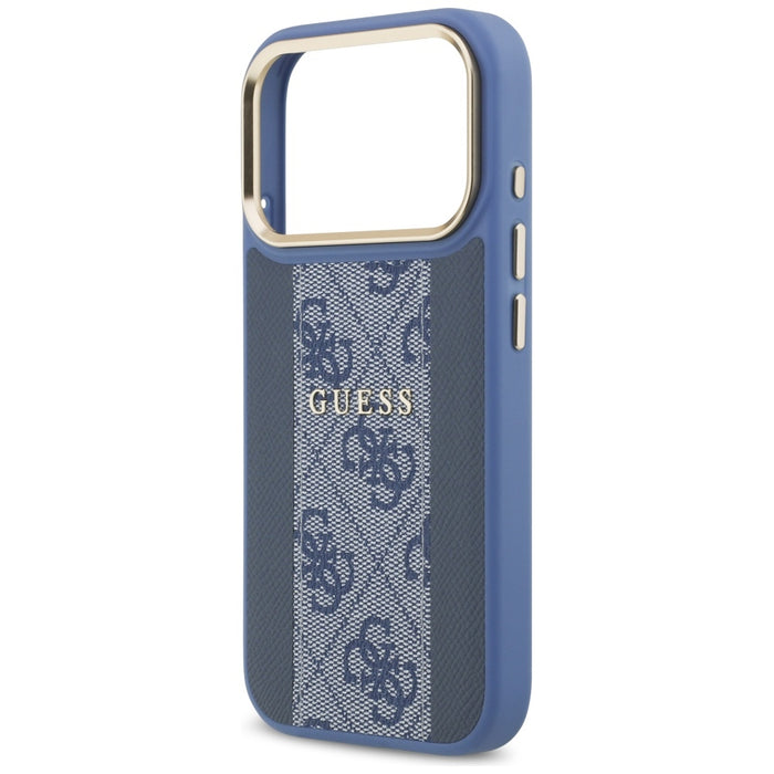 Guess 4G Stripe MagSafe Case for iPhone 17 Pro - Blue