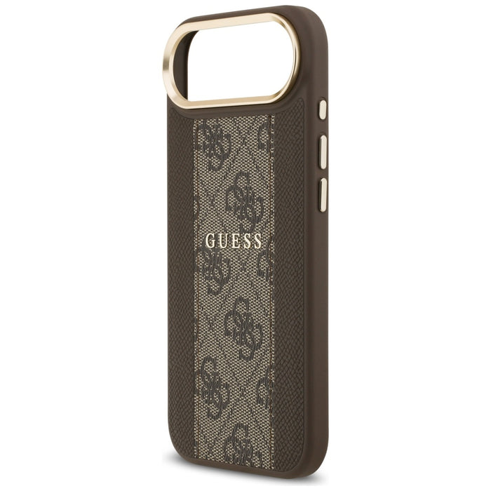 Guess 4G Stripe MagSafe case for iPhone Air - brown