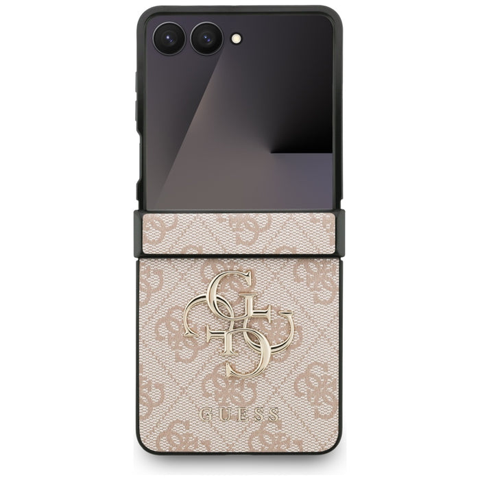 Guess Big 4G Logo Classic Logo Case for Samsung Galaxy Z Flip 7 - Pink