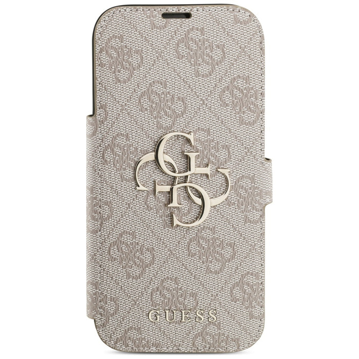 Guess Book 4G Metal Logo Case for iPhone 17 Pro - Pink