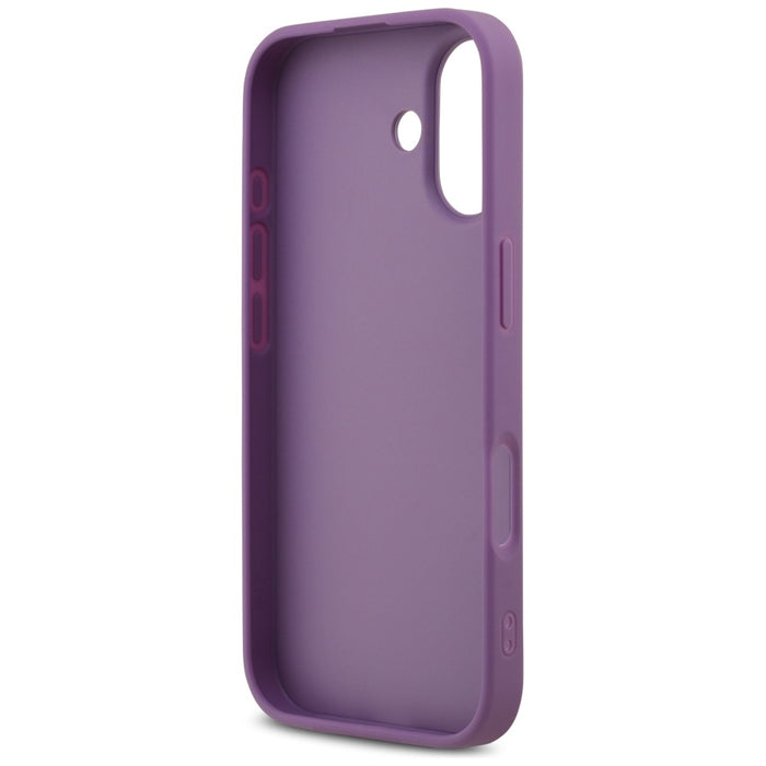 Guess Fixed Glitter Big 4G case for iPhone 17 - purple