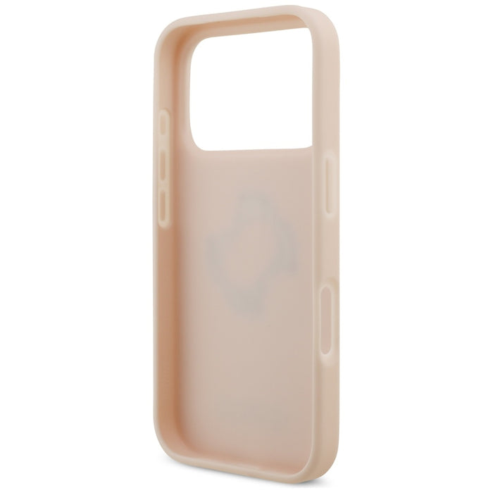 Guess Grained Big 4G &amp; Classic Logo iPhone 17 Pro Case - Pink