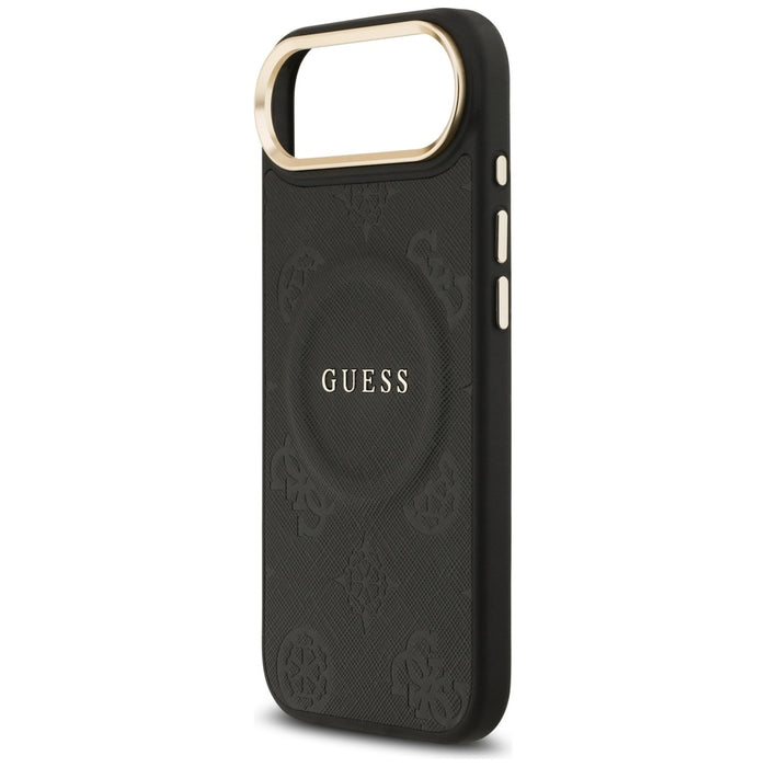 Guess Peony Hot Stamp MagSafe Case for iPhone Air - Black